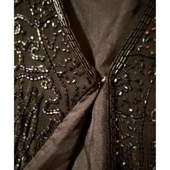 Carina International Vintage Black Sequined Top - Picture 5 of 11